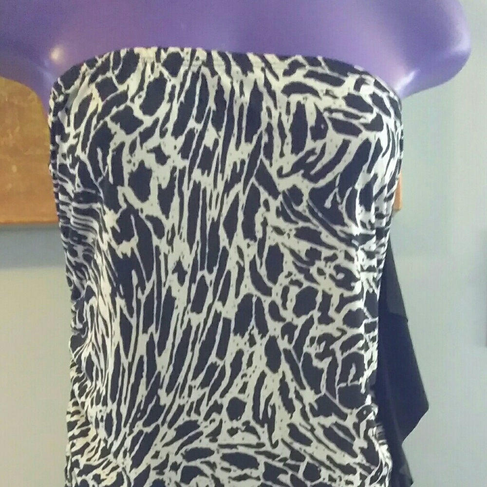 Dori 1X plus animal print party dress NWT